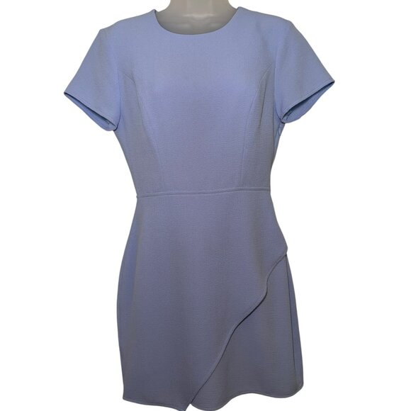 Superdown Cheyenne Open Back Dress Light Blue Periwinkle Mini Size Small - Picture 4 of 6